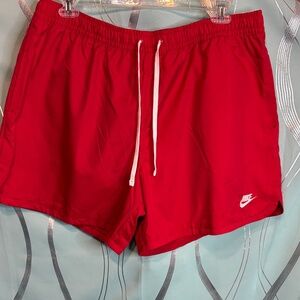 Nike Bright Red Sports Shorts